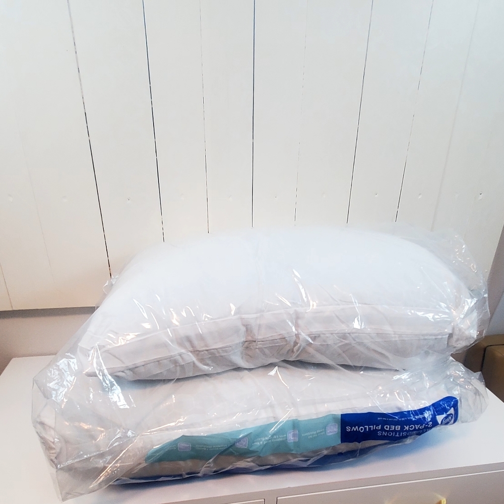 Sealy Essentials All Positions 2-Pack Queen Bed Pillows - White - Picture 6 of 6
